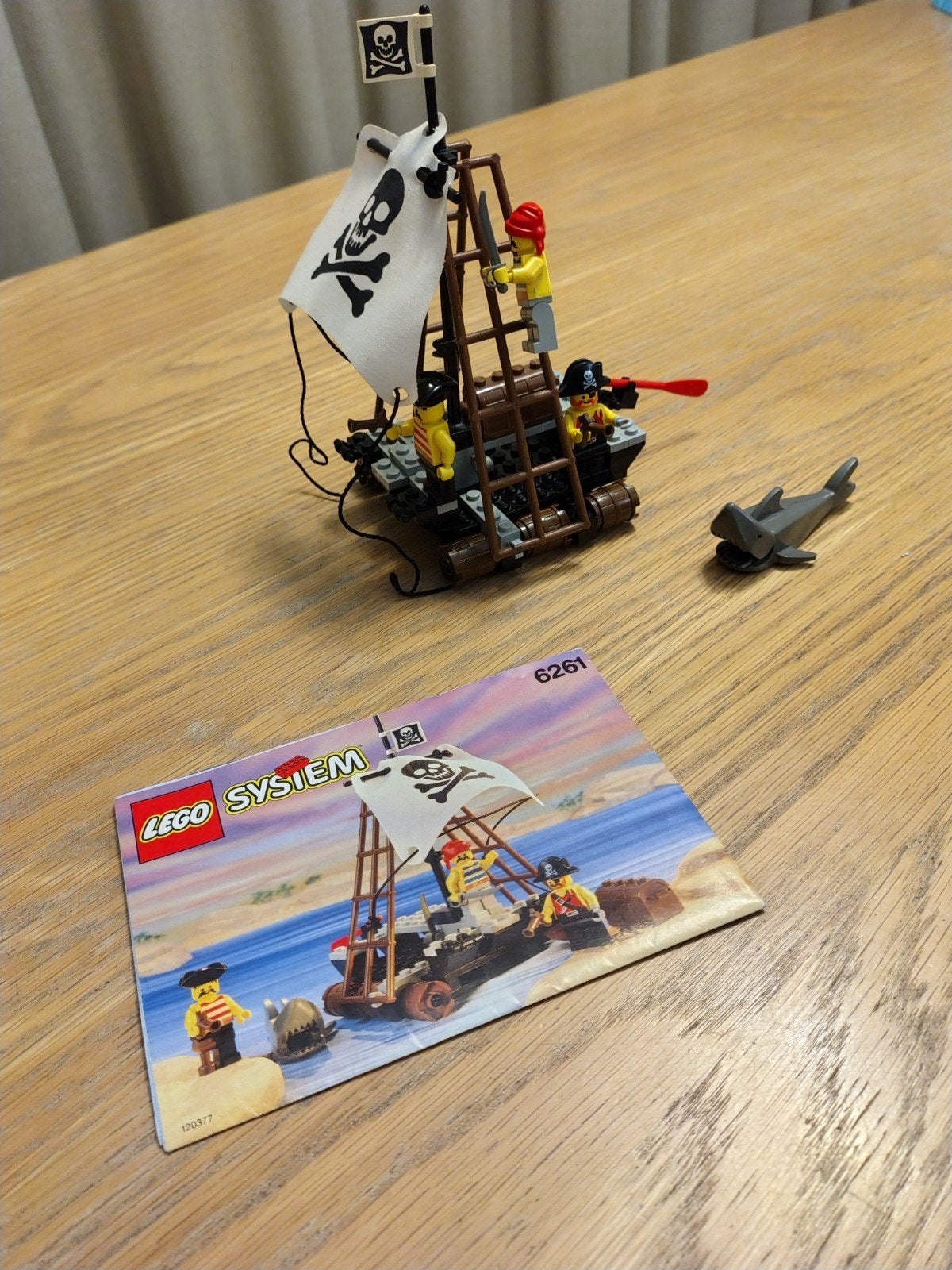 Lego Pirates 6261 Raft Raiders - Compleet (zonder doos), Compleet, Gebruikt, Lego, Complete set