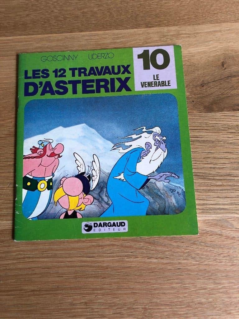 Les 12 Traveaux D’Asterix deel 10 Le Venerable 1e druk 1978, Boeken, Gelezen, Eén stripboek, Ophalen of Verzenden, Goscinny & Uderzo