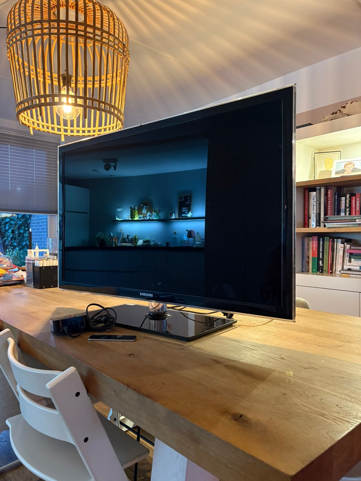 Samsung 40 inch Full HD LED TV – Werkt perfect, Ophalen, Gebruikt, 50 Hz, Samsung