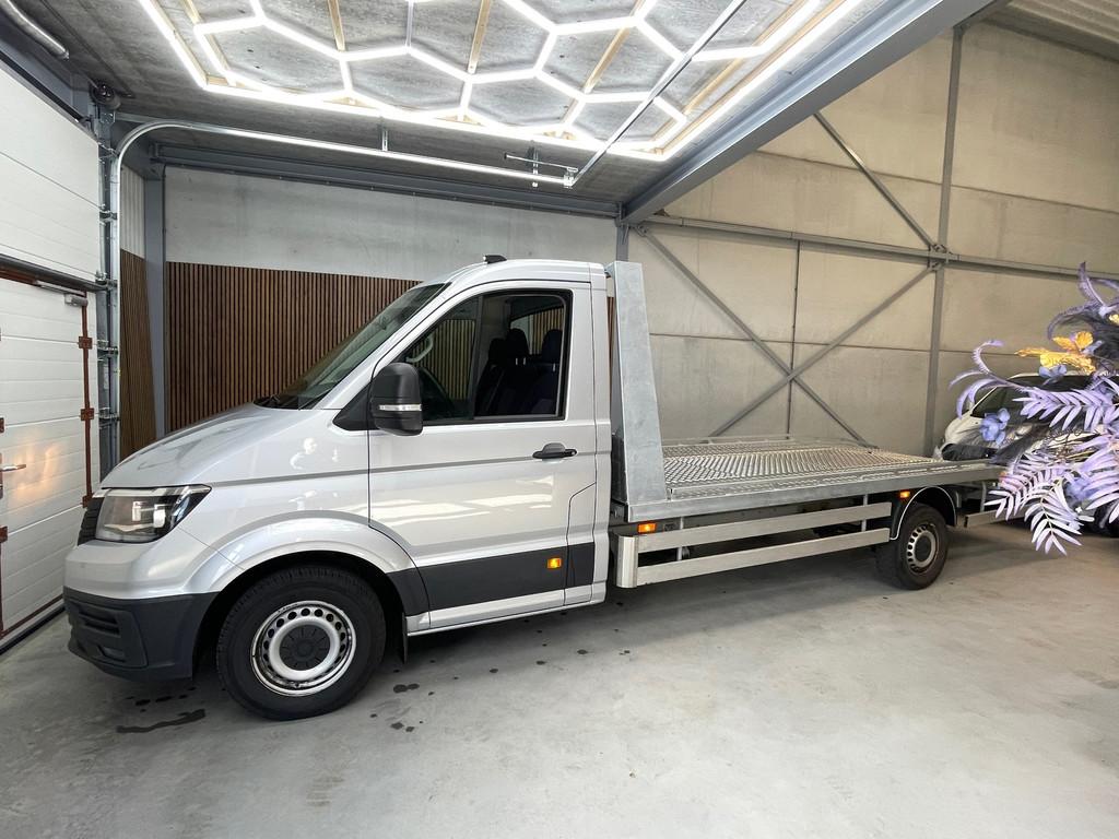 Volkswagen Crafter 35 2.0 TDI 177 PK AUTOTRANSPORTER / OPRIJ, Stof, Gebruikt, Euro 6, 4 cilinders