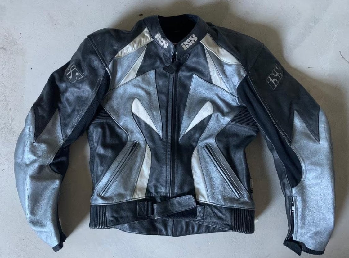 iXS Motorpak Leer - Jas en Broek maat 50, Motoren, Ophalen of Verzenden, Tweedehands, Heren, Jas | leer