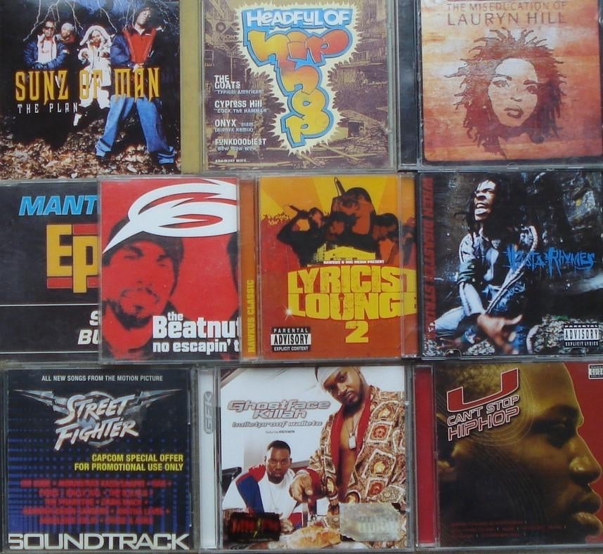 VS lot met 10 verschillende vintage, HipHop releases, Cd's en Dvd's, Ophalen of Verzenden, 2000 tot heden, Gebruikt