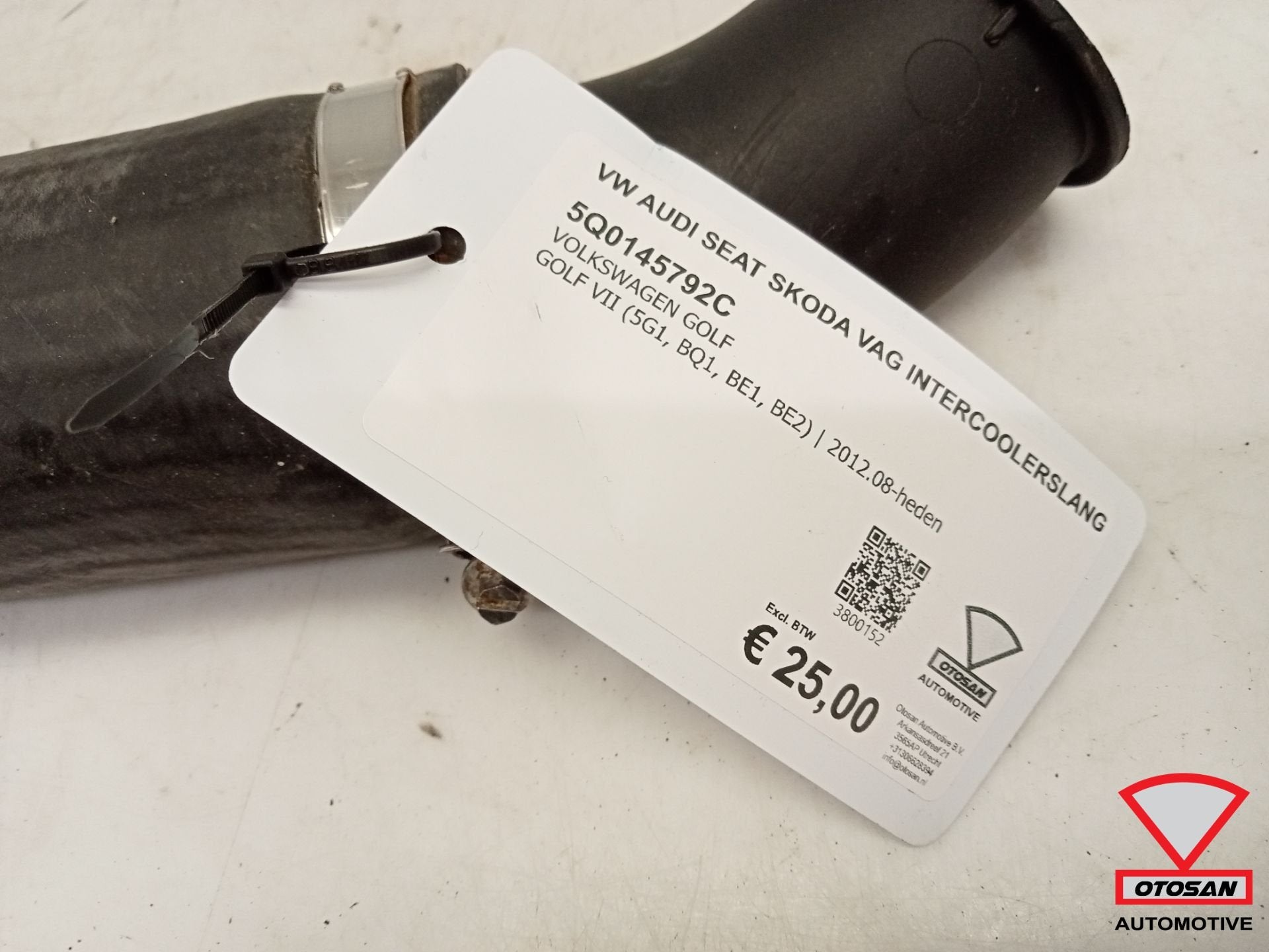 VW Audi Seat Skoda VAG Intercoolerslang 5Q0145792C, Gebruikt, Volkswagen, Volkswagen AG, Berliner Ring 2
38440  Wolfsburg, DE