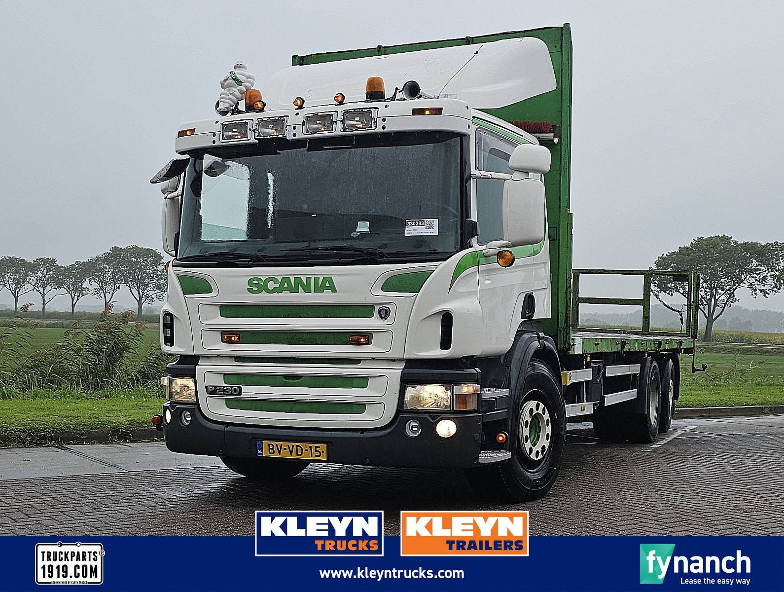 SCANIA P230 6x2*4 airco nl-truck, Auto's, Scania, Wit, Bedrijf, Diesel