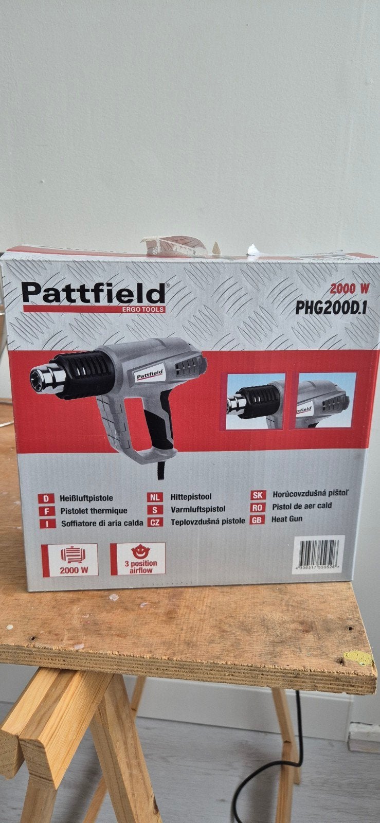 Hittepistool, Doe-het-zelf en Verbouw, Gereedschap | Schuurmachines, Ophalen, 1200 watt of meer, Overige typen
