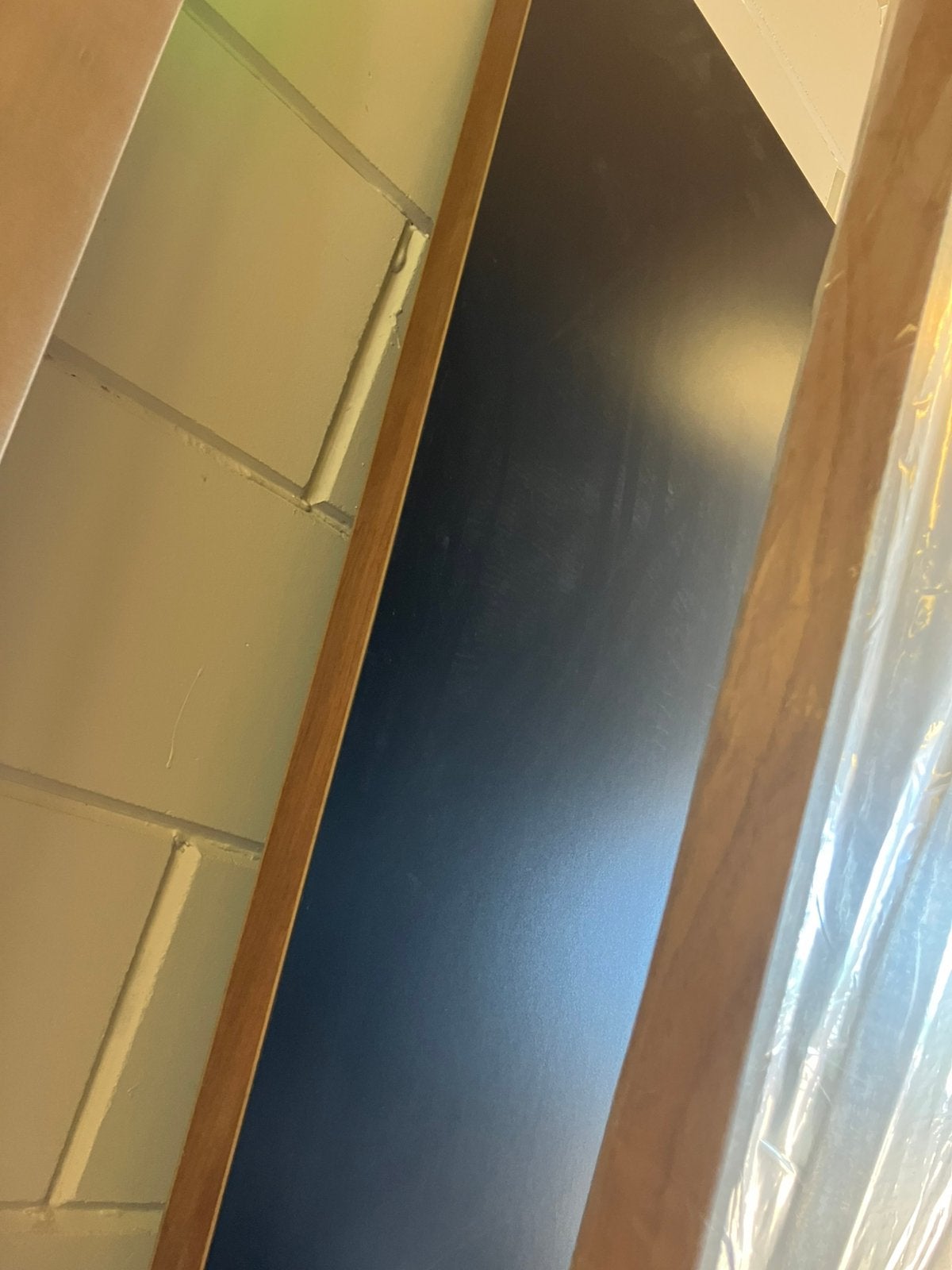 Te koop 2 tubespaan deuren met formica top laag 930x2315, Doe-het-zelf en Verbouw, Ophalen, Binnendeur, 200 tot 215 cm