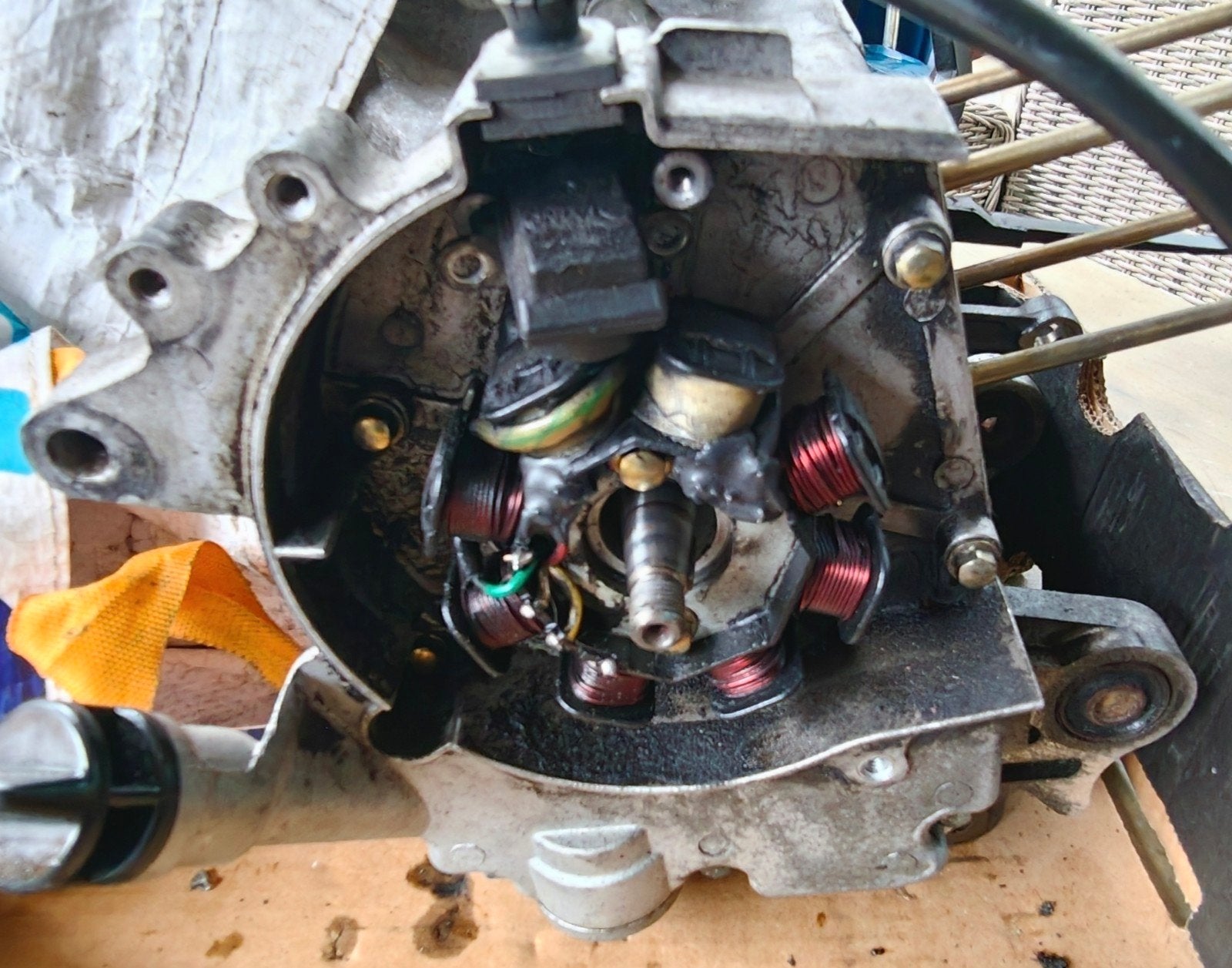 Originel oliecarter afdekplaat rechts GY6 139QMB-E., Ophalen of Verzenden, Zo goed als nieuw, Blok, Peugeot