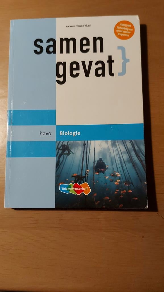 Samengevat Biologie HAVO - Examenbundel, Ophalen of Verzenden, Beta, Zo goed als nieuw, HBO