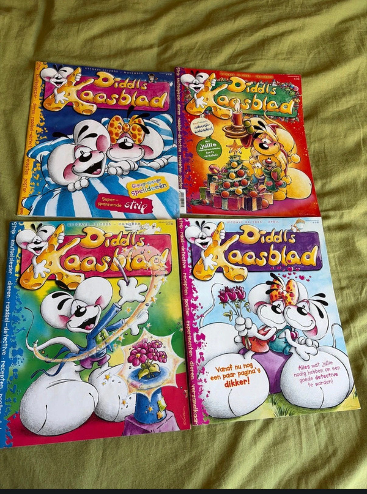 Diddl kaasblad, Verzamelen, Diddl, Ophalen of Verzenden, Zo goed als nieuw, Papier, Kaart of Schrift