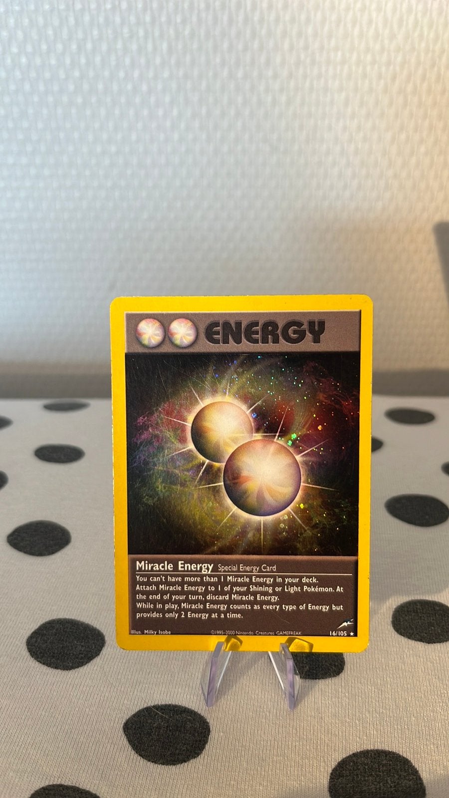 Miracle energy 16/105 holo, Ophalen of Verzenden, Zo goed als nieuw