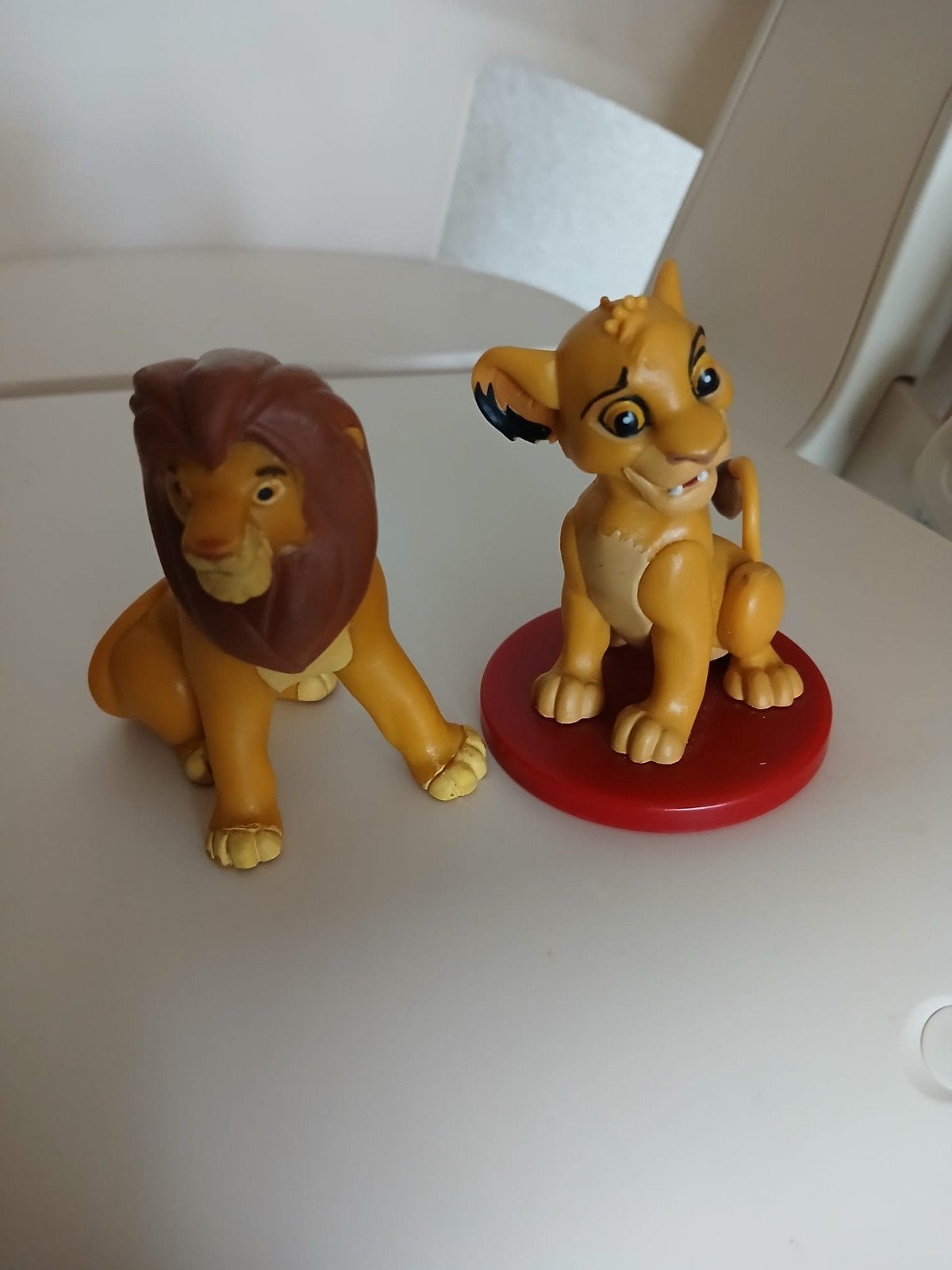 Disney Pixar Lion King Simba jong en oud is Bullyland, Ophalen of Verzenden, Zo goed als nieuw, Stoffen beer, Overige merken