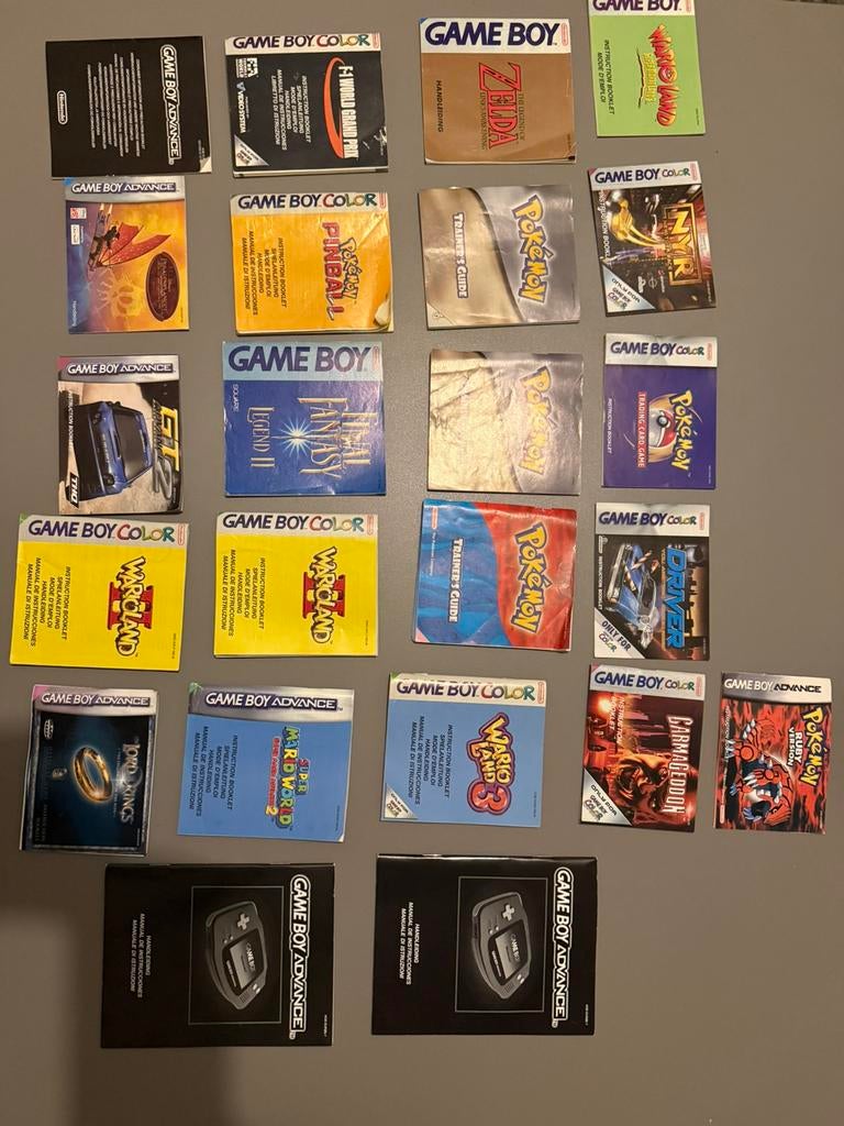 GAMEBOY Booklets/handleidingen EN/NL, Avontuur en Actie, 1 speler, Ophalen of Verzenden, Zo goed als nieuw