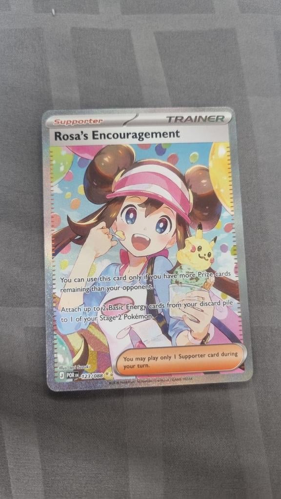 Rosa's Encouragement (special illustration rare), Ophalen of Verzenden, Zo goed als nieuw, Losse kaart, Foil