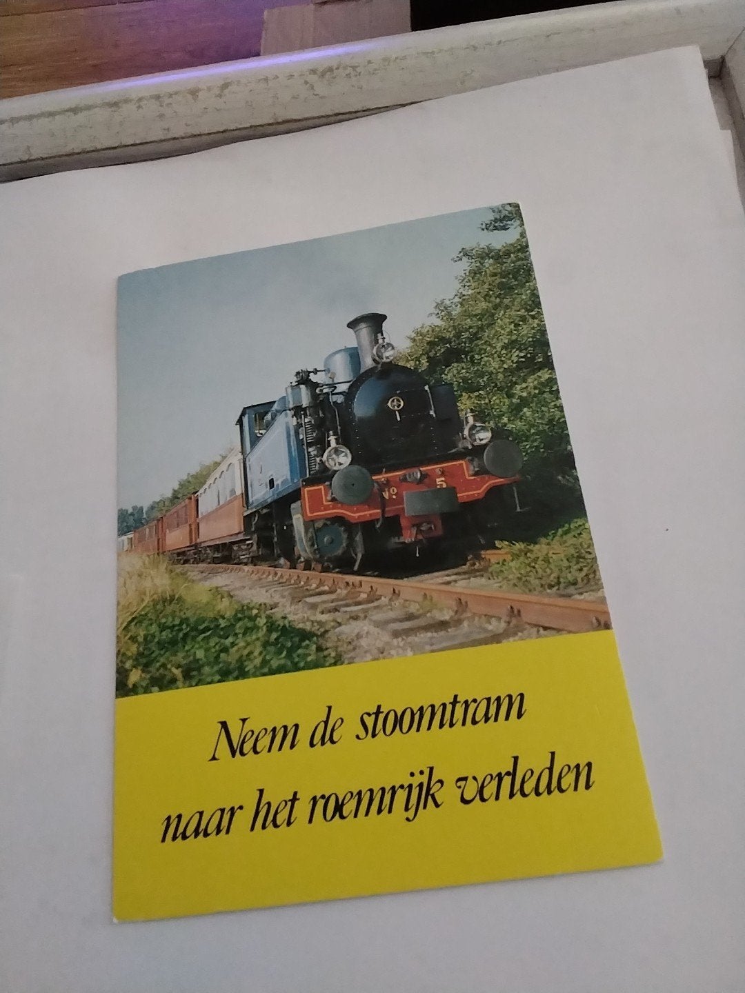 Ansichtkaart Stoomtram Hoorn-Medemblik S.H.M. Loc 5, Ophalen of Verzenden
