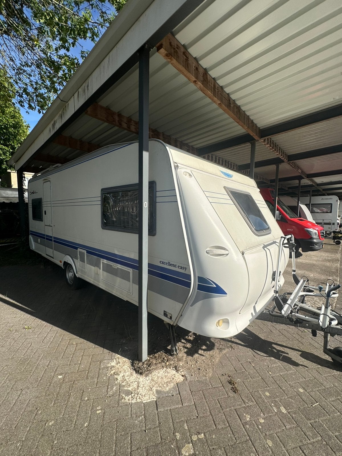 Ruime hobby caravan, Caravans en Kamperen, Rondzit, Particulier, 6 tot 7 meter, Schokbreker