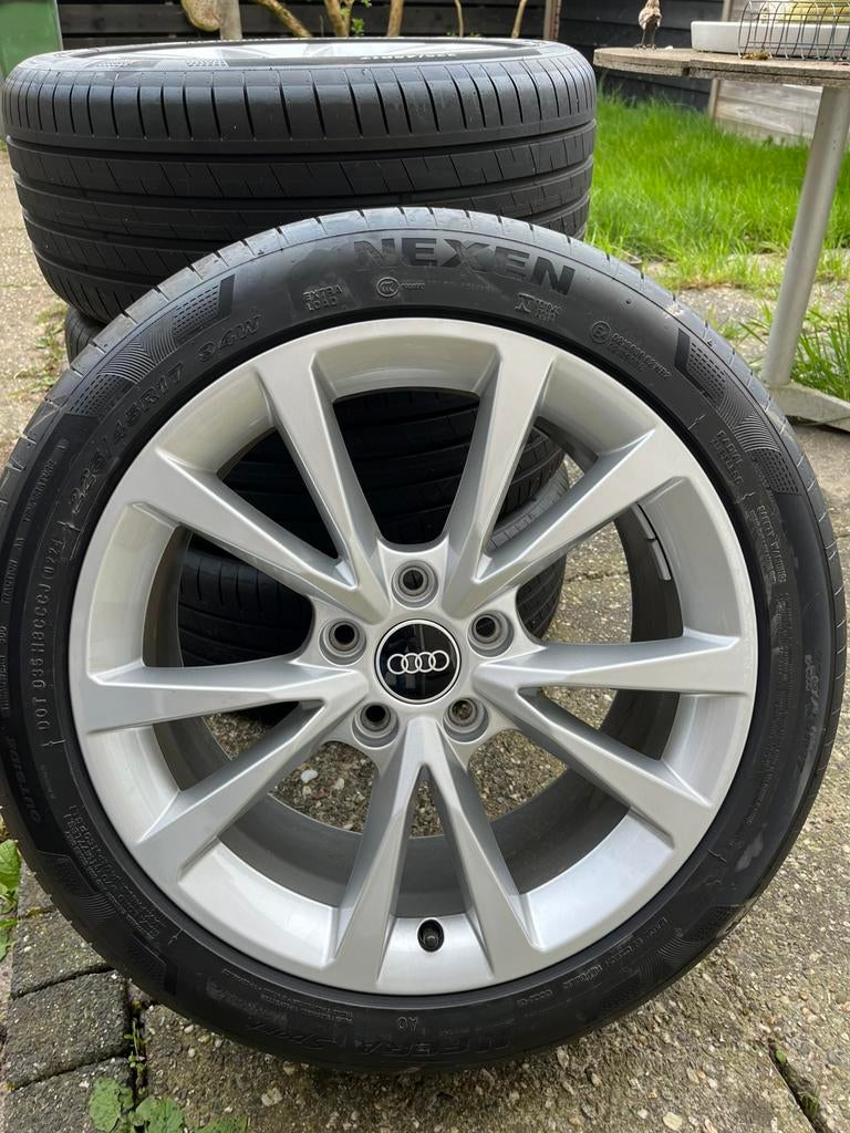 Set nieuwe originele Audi A3 wielen 225/45R17 94W, Auto-onderdelen, Banden en Velgen, Ophalen, Banden en Velgen, Nieuw, 17 inch