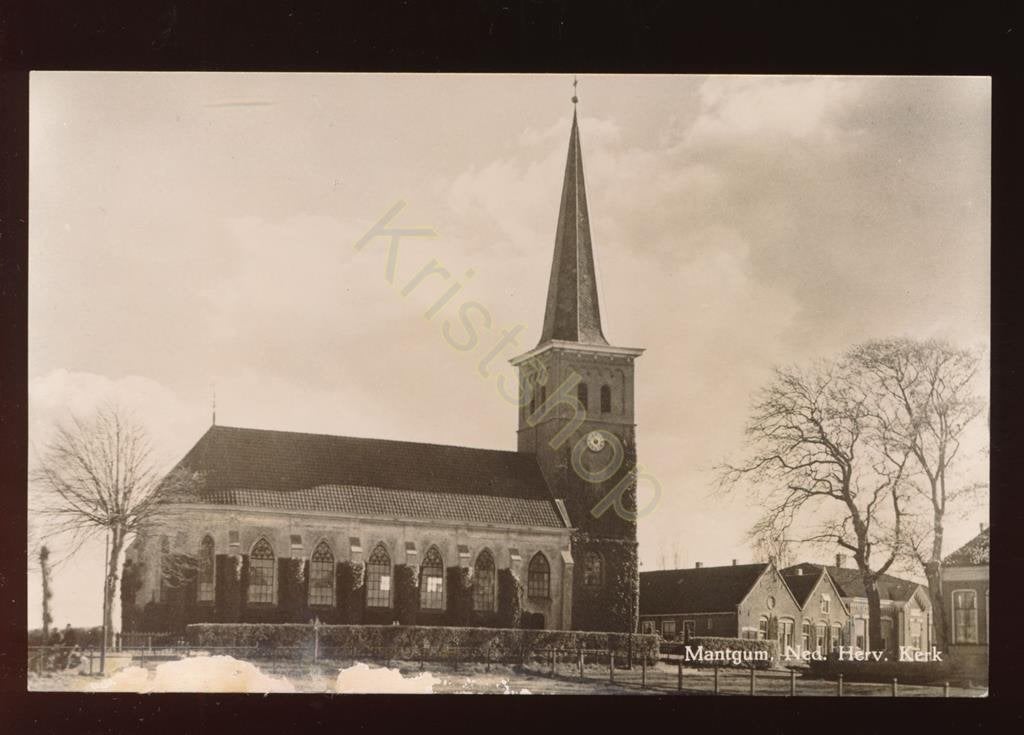 Mantgum - Ned. Herv. Kerk [003-6318, Verzamelen, Verzenden, 1960 tot 1980, Ongelopen, Friesland