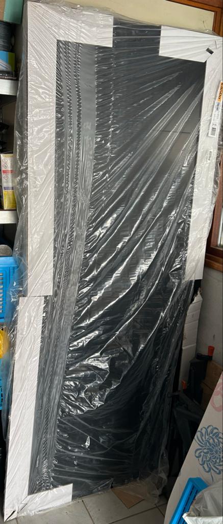 CanDo Rabat stompe binnendeur 83x201 zwart - Nieuw, Doe-het-zelf en Verbouw, Deuren en Horren, Ophalen, 80 tot 100 cm, Binnendeur