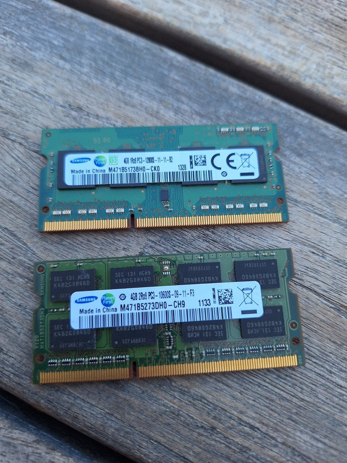 Samsung DDR3 Laptop RAM Geheugen 4GB PC3-12800S & PC3-10600S, Gebruikt, DDR3, Ophalen of Verzenden, 1600, 1333
