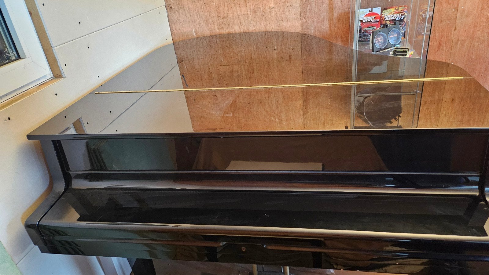 Yamaha G1 Vleugel Zwart Hoogglans, Muziek en Instrumenten, Piano's, Ophalen, Zwart, Zo goed als nieuw, Hoogglans