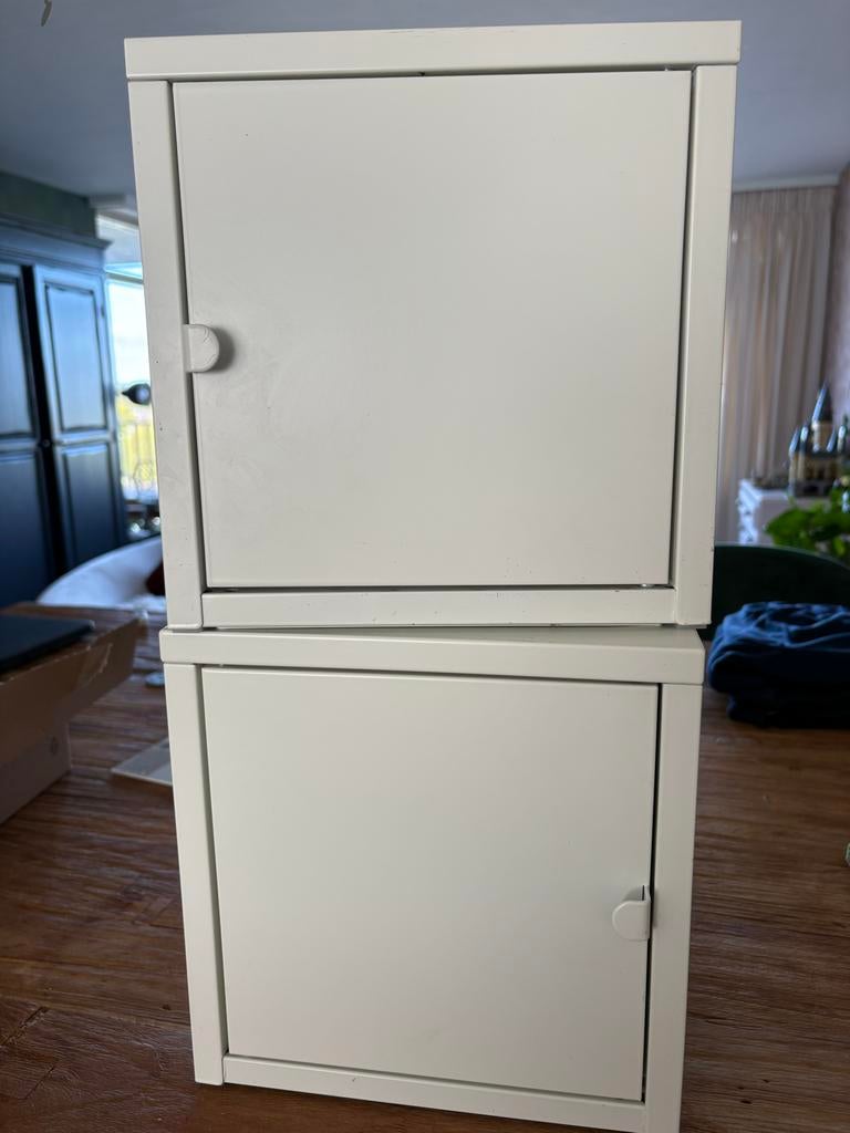 IKEA ijzeren minikastjes / kleine lockerkastjes, Ophalen, Gebruikt