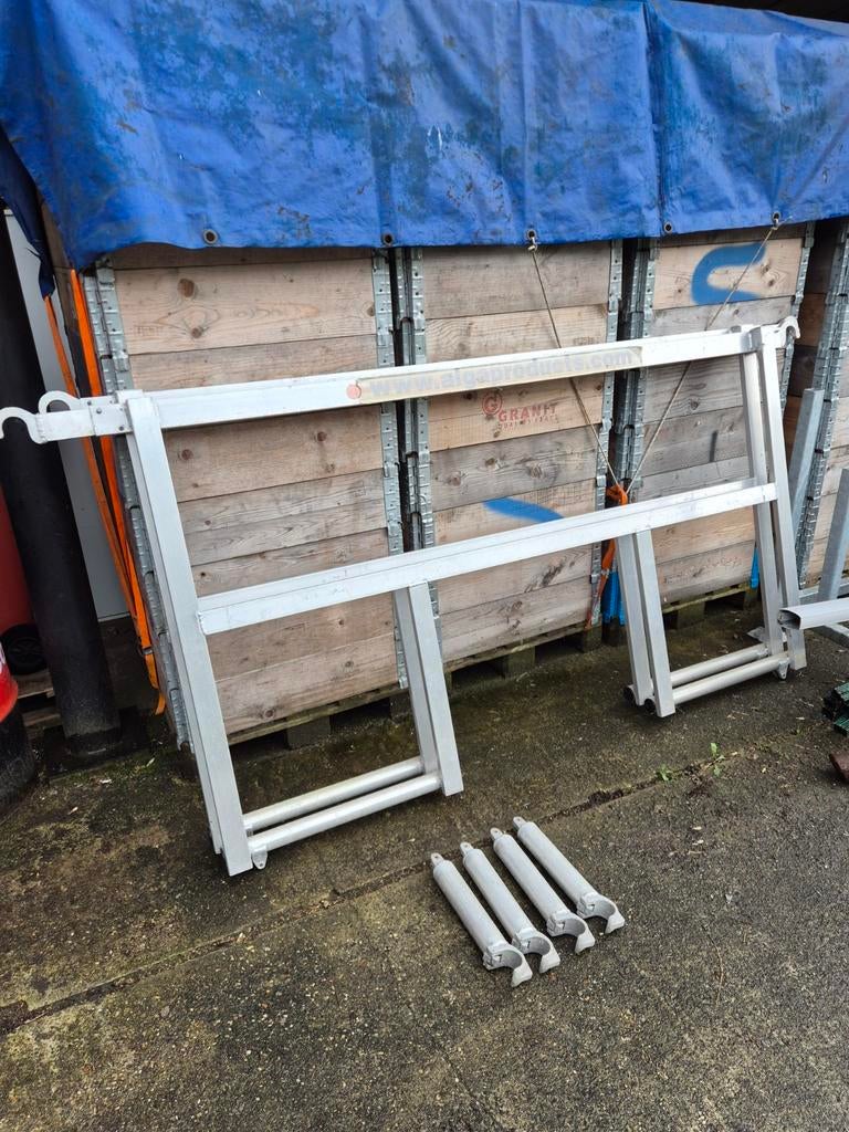 Voorloopleuning steiger, Ophalen, Gebruikt, Rolsteiger of Kamersteiger, 2 tot 5 meter