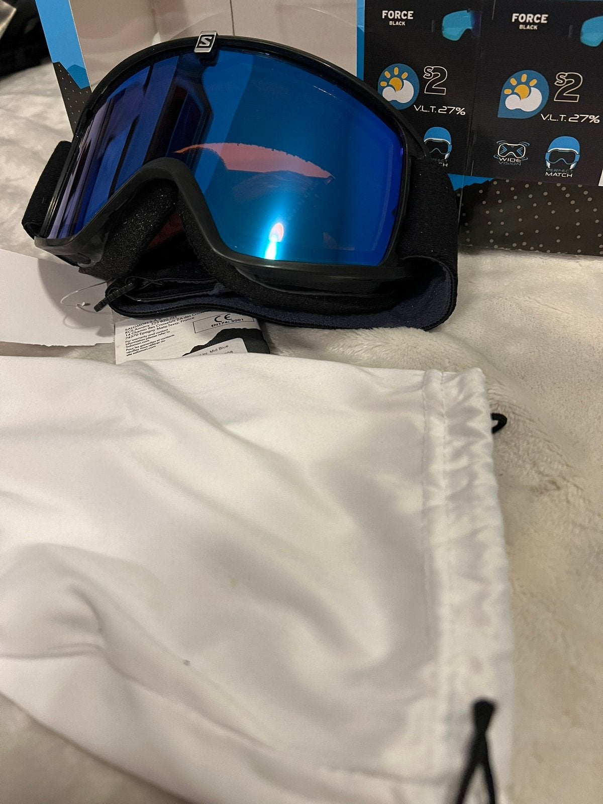 Nieuwe saloman ski bril, Ophalen of Verzenden, Nieuw, Overige typen