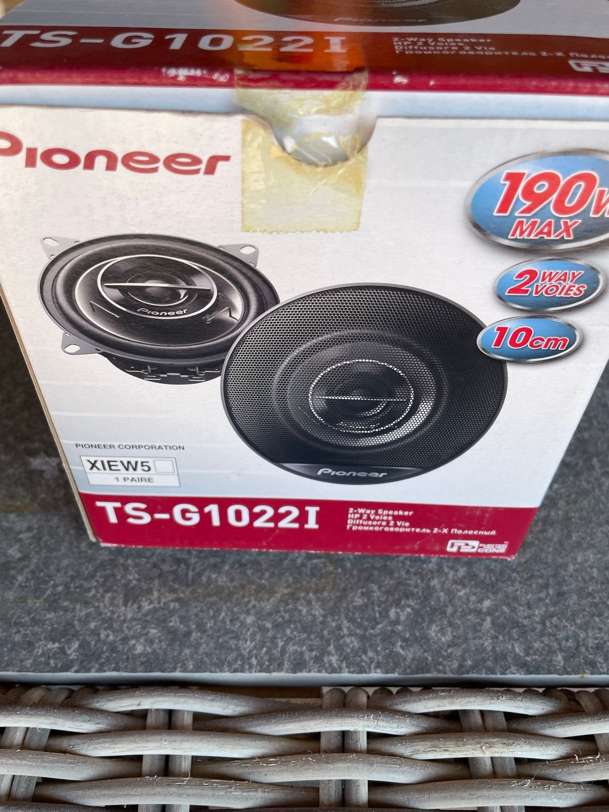 Pioneer TS-G1022I speakers voor Citroen C1, Ophalen of Verzenden, Gebruikt