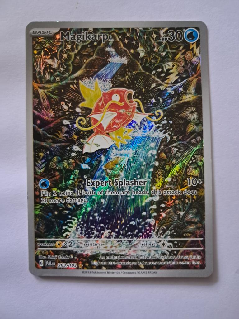 Magikarp 203/193 Paldea Evolved, Ophalen of Verzenden, Nieuw, Losse kaart, Foil