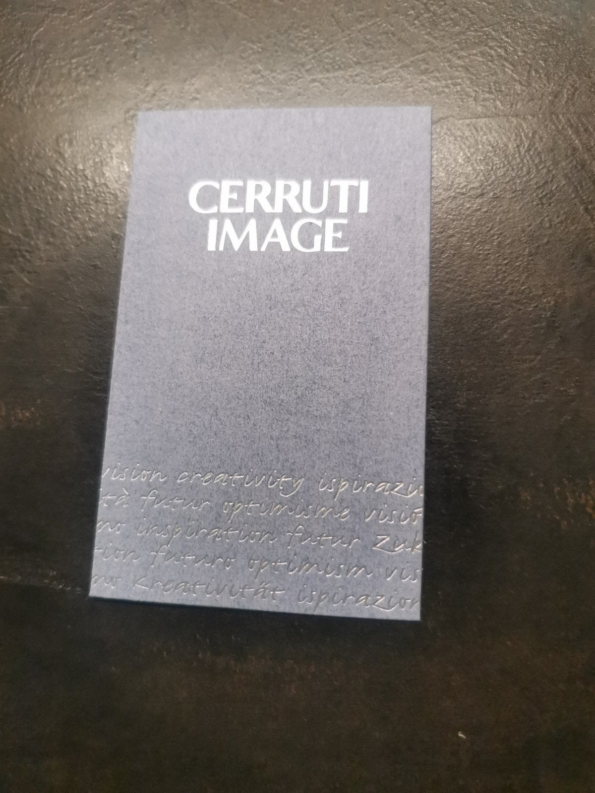 Cerruti Image Geurkaartje - Nieuw, Ophalen of Verzenden