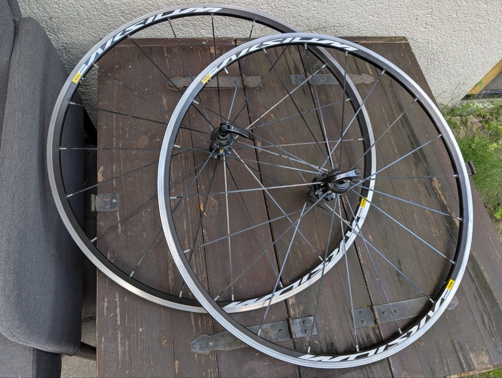 Mavic Aksium Wielset Velgrem, Fietsen en Brommers, Zo goed als nieuw, Aluminium, Mavic, Racefiets