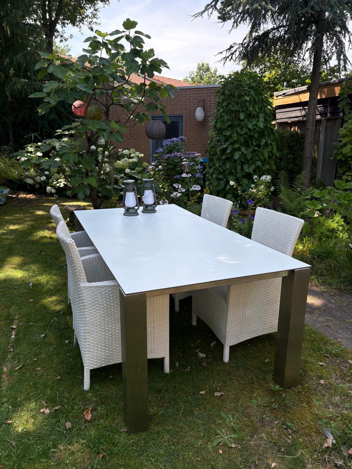 Allibert Iowa tuinstoelen 6 stuk, Ophalen, Gebruikt, Kunststof