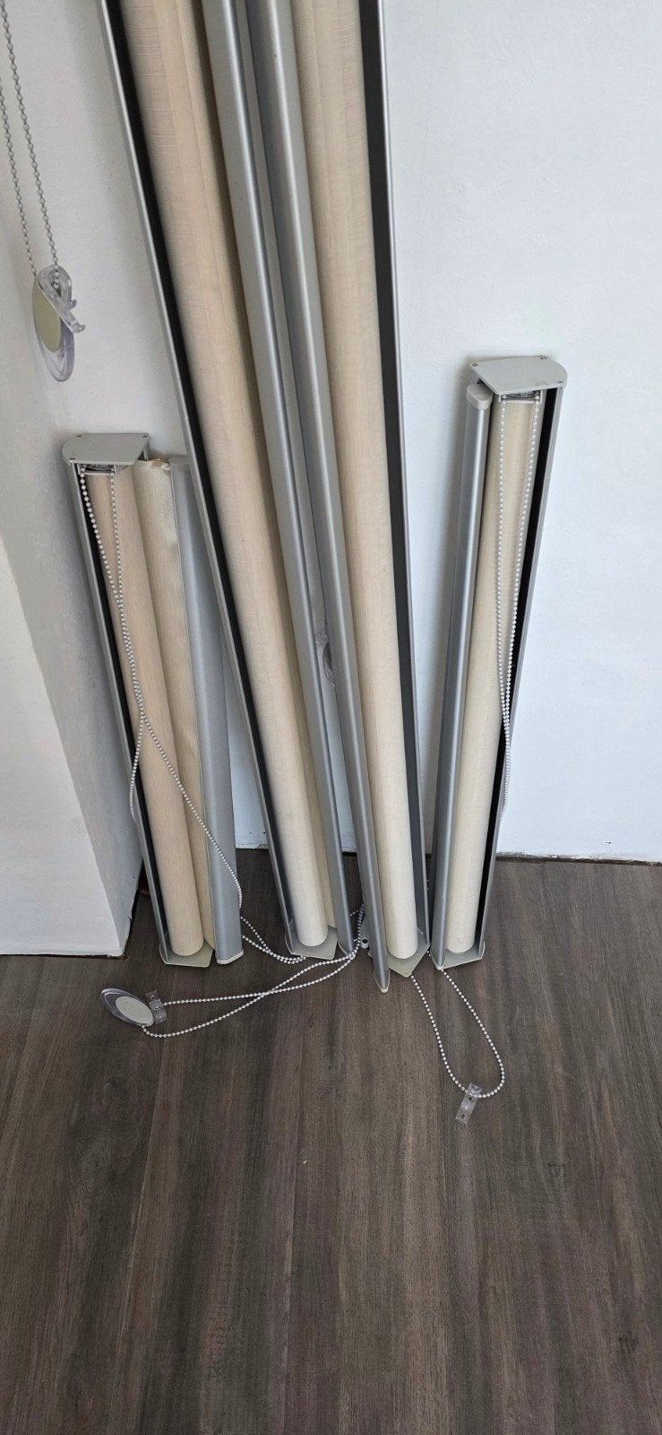 Set van 4 LIFESTYLE rolgordijnen, beige, Ophalen, Gebruikt, LifeStyle, Rolgordijn