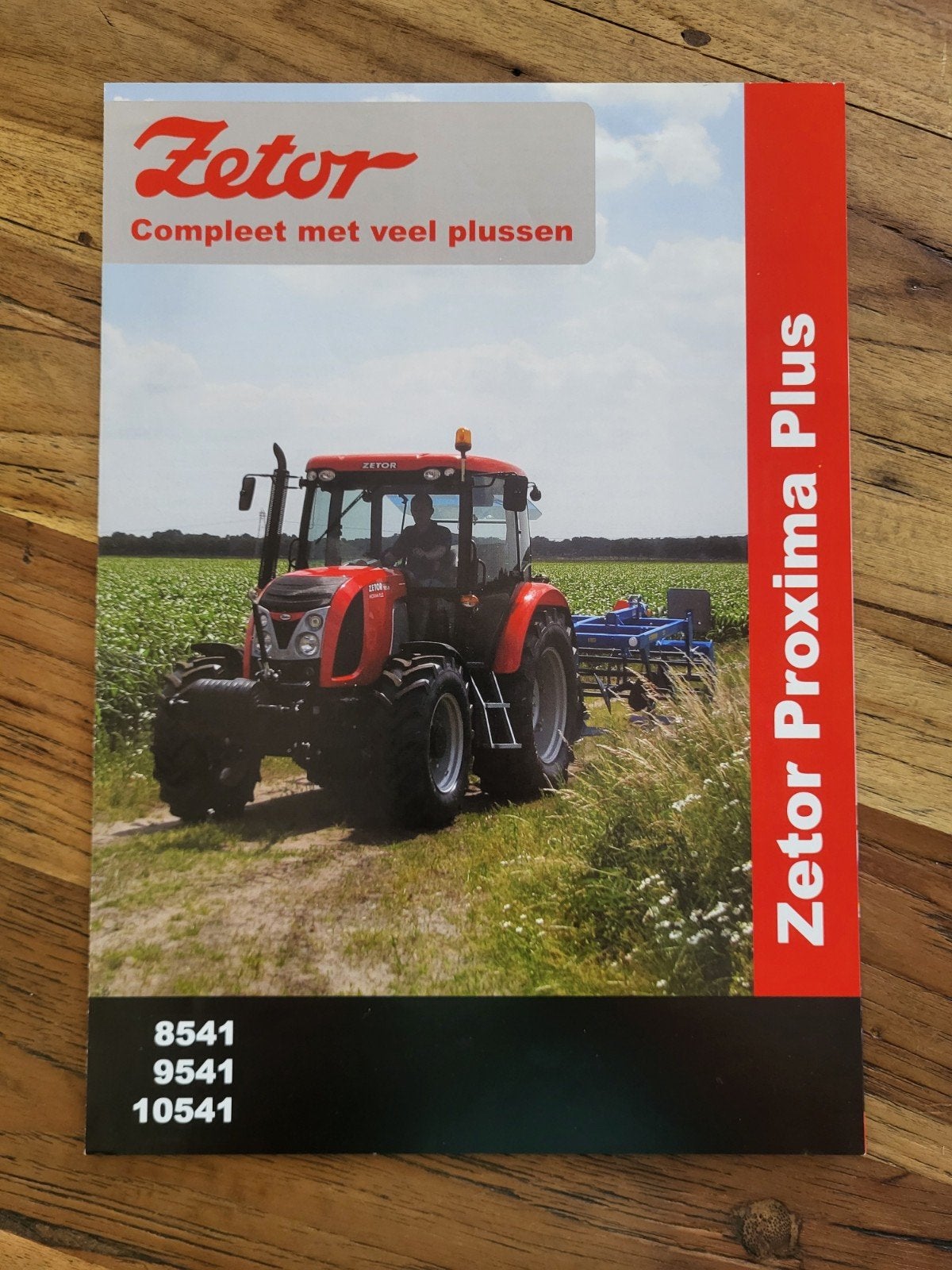 tractor folder Zetor 8541 9541 10541, Boeken, Ophalen of Verzenden