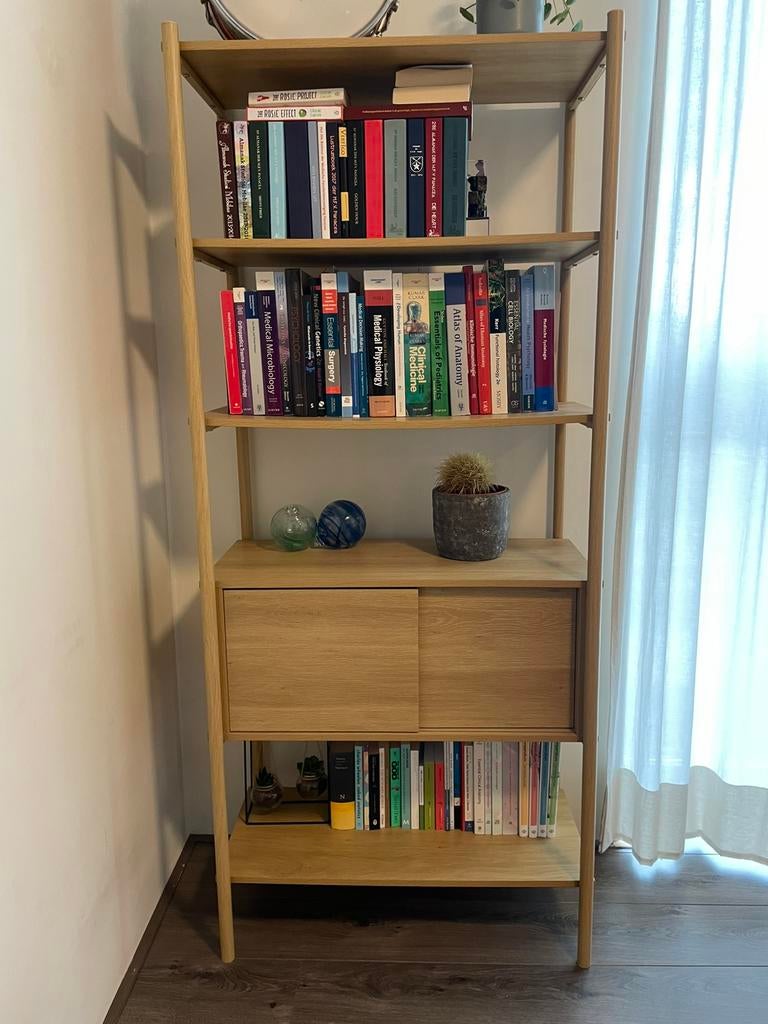Boekenkast, Ophalen, 50 tot 100 cm, Zo goed als nieuw, 150 tot 200 cm