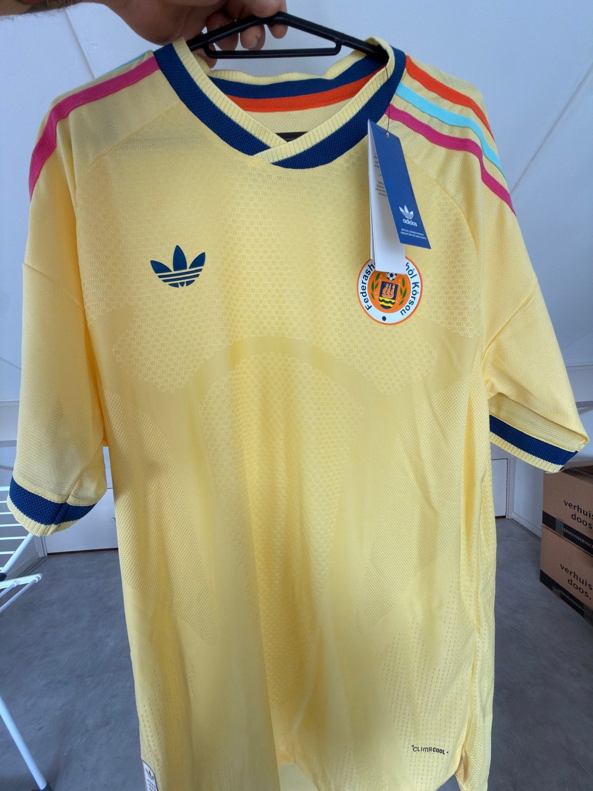 Curacao Voetbalshirt - Nieuw met labels, Maat L, Ophalen of Verzenden, Nieuw, Shirt