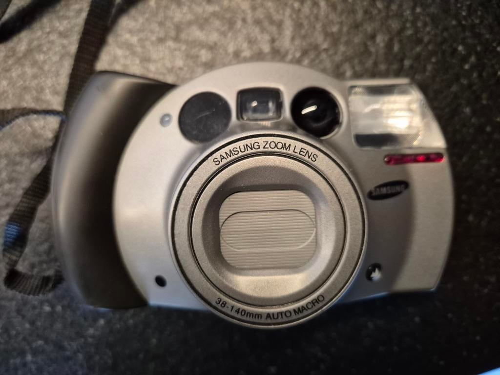 Vintage Samsung fotocamera ECX 1s design by F.A. Porche, Ophalen of Verzenden, Compact, Samsung