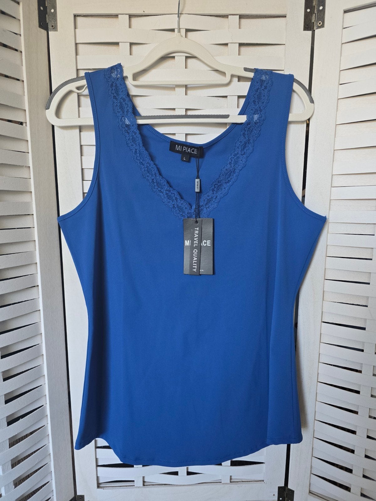 Nieuw mi piace travel L top blauw, Ophalen of Verzenden, Nieuw, Blauw