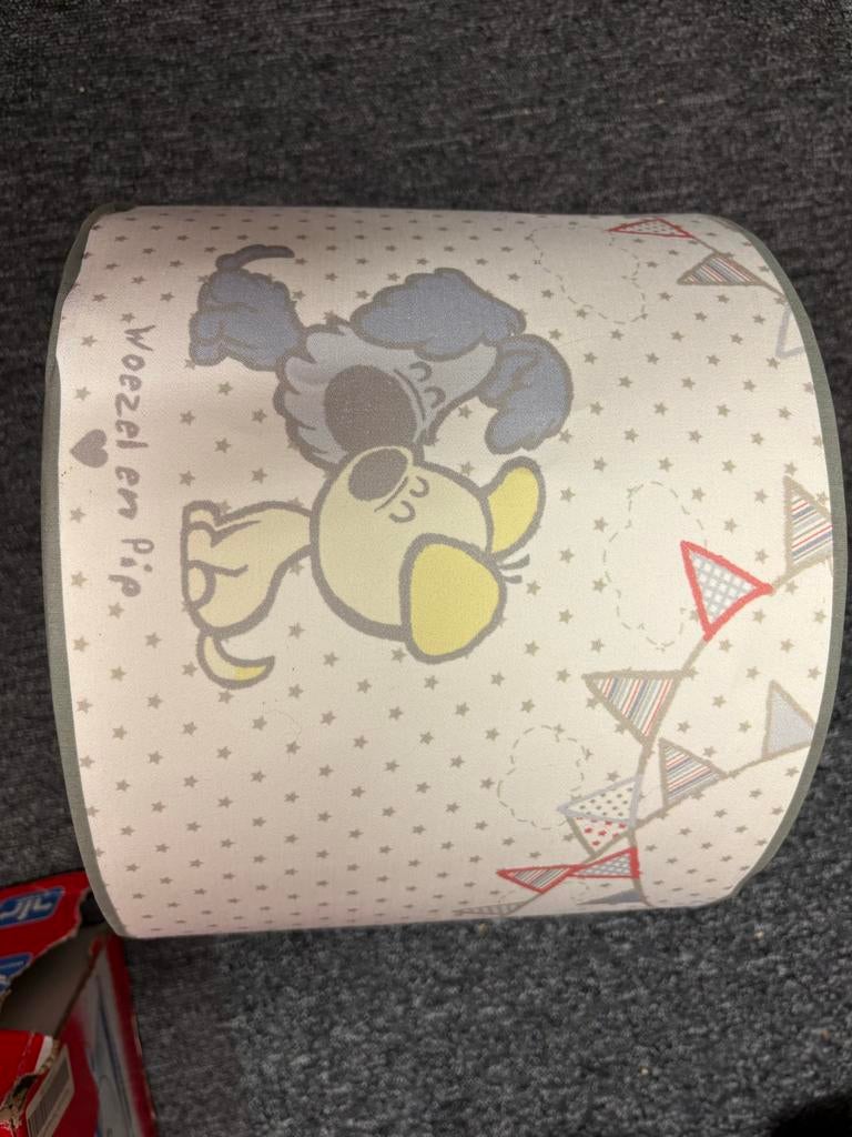 Woezel en Pip Lampenkap - Kinderkamer Decoratie, Gebruikt, 25 tot 50 cm, Wit, Rond