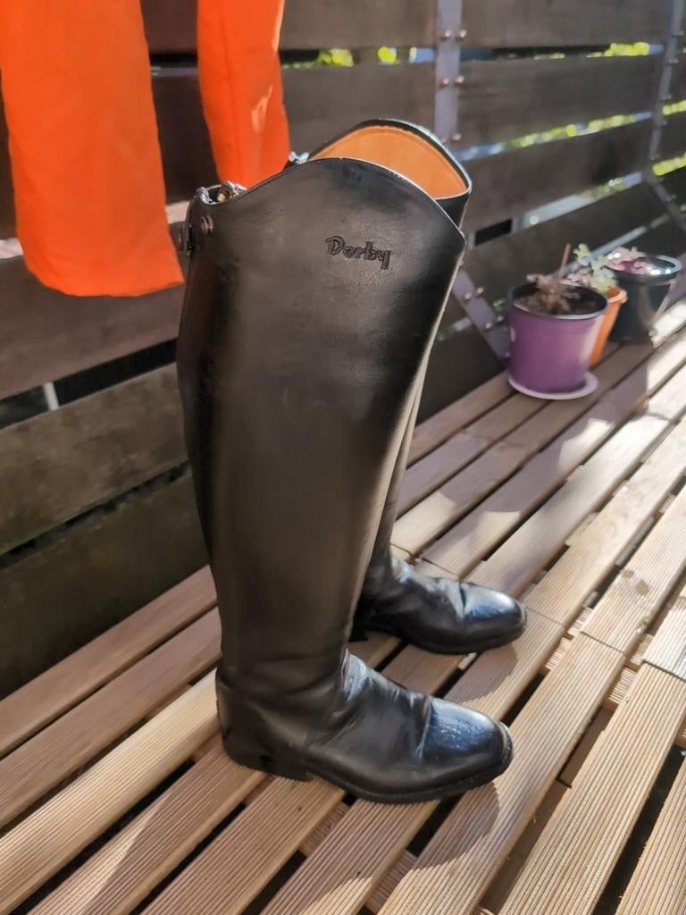 Derby rijlaarzen maat 40, Dieren en Toebehoren, Paardrijkleding, Ophalen, Gebruikt, Dressuur, Schoeisel