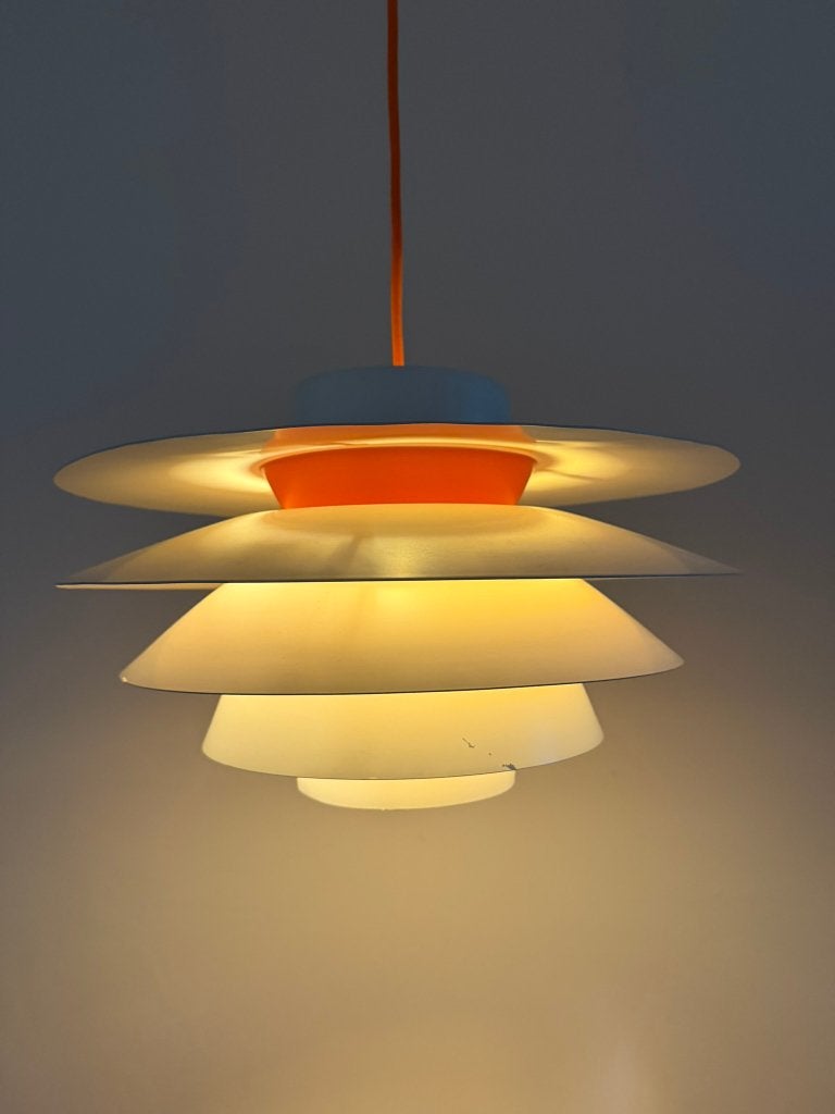 Vintage Verona hanglamp - Nordisk Solar - Sven Middelboe, Gebruikt, Scandinavisch, X, Metaal