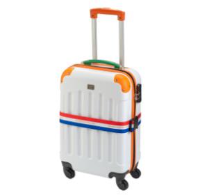 Nieuwe postcodeloterij koffer handbagage, Wieltjes, 20 tot 30 cm, Wit, Nieuw