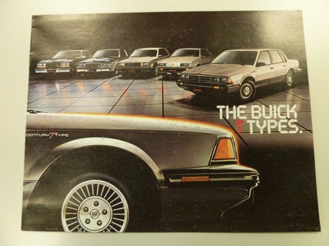 1983 Buick T-Types Brochure USA, Verzenden, Gelezen, Overige merken