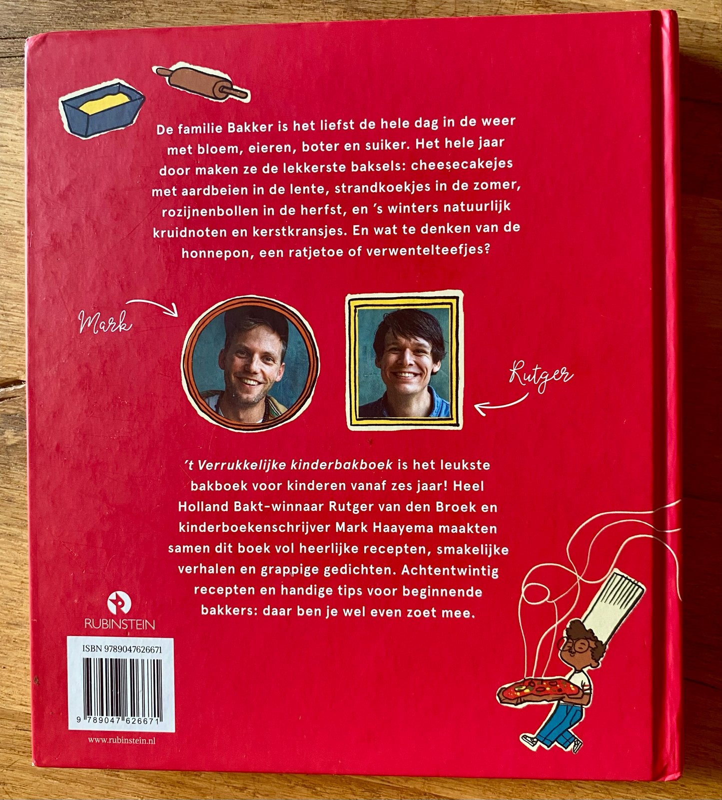 Het Verrukkelijke Kinderbakboek - Rutger van den Broek, Ophalen of Verzenden, Zo goed als nieuw, 6 tot 12 maanden
