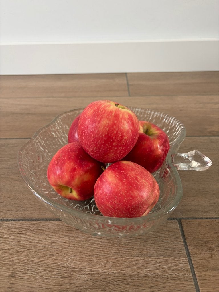 Vintage appelschaal, Huis en Inrichting, Ophalen, Overige stijlen, Glas, Schaal of Schalen