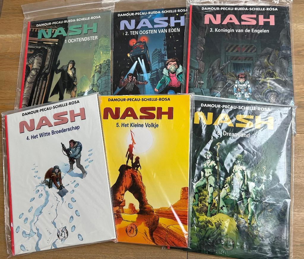 Nash 1 t/m 6 harcover (Talent coll. 500), Boeken, Meerdere stripboeken, Ophalen of Verzenden, Zo goed als nieuw