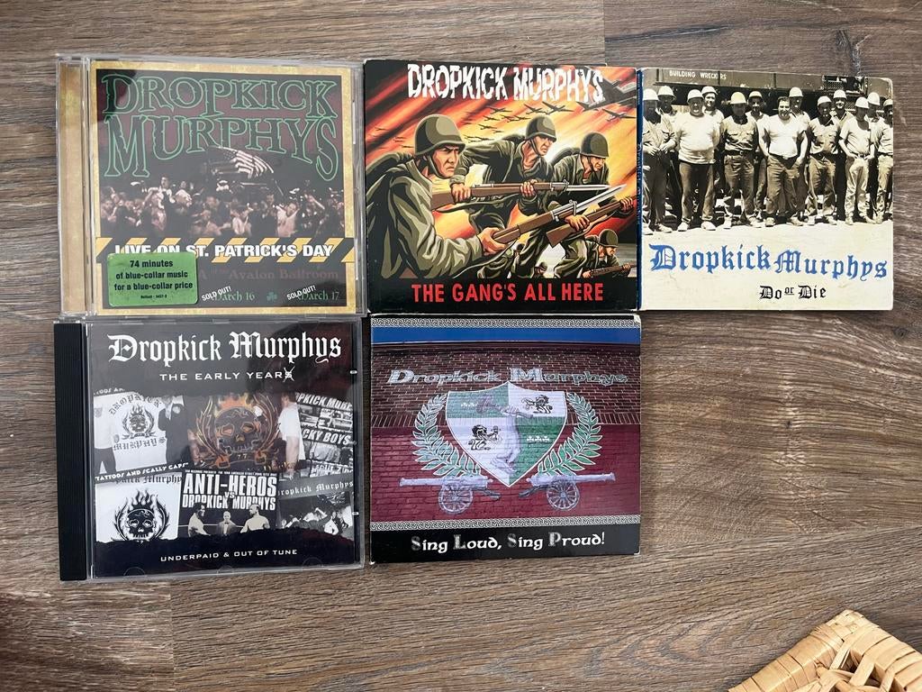 Dropkick Murphys CD Collectie - 5 Albums, Ophalen of Verzenden, Zo goed als nieuw