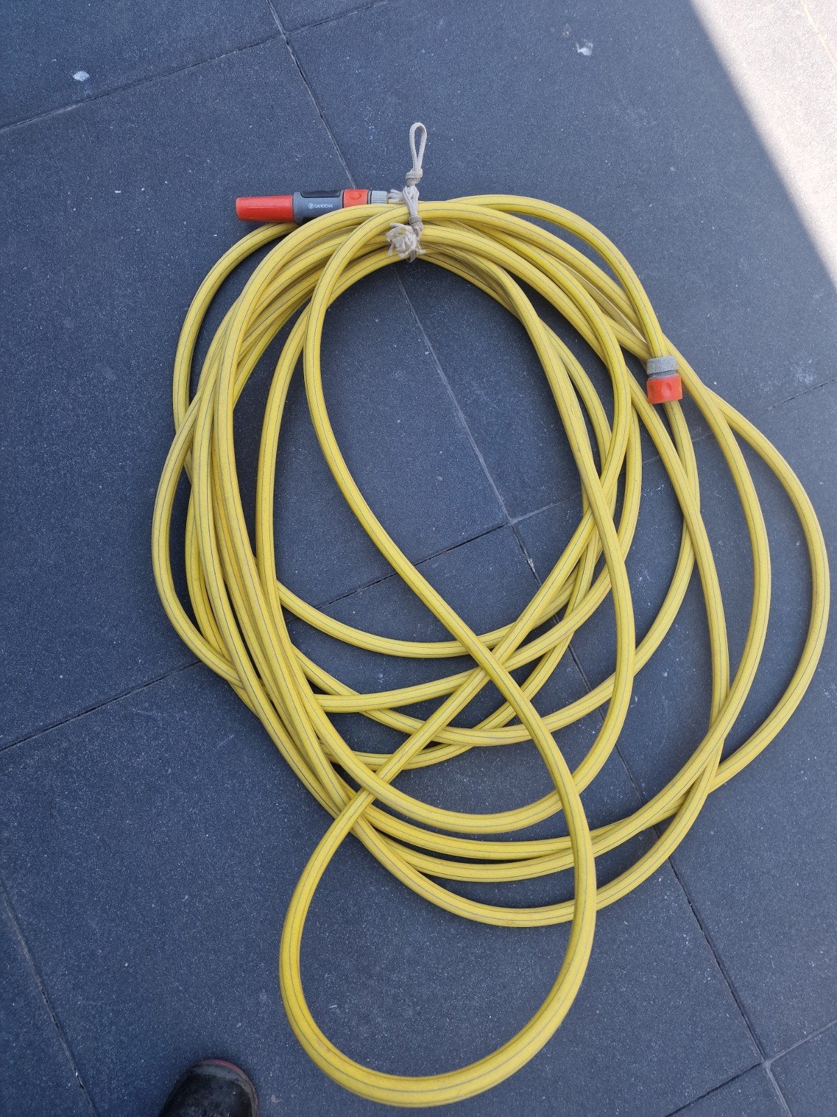 tuinslang ruim 15 meter, Ophalen