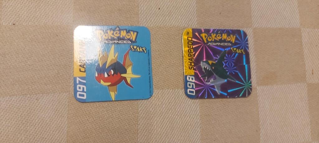magneten speelgoed pokemon panini Carvanha Sharpedo staks, Ophalen of Verzenden, Nieuw