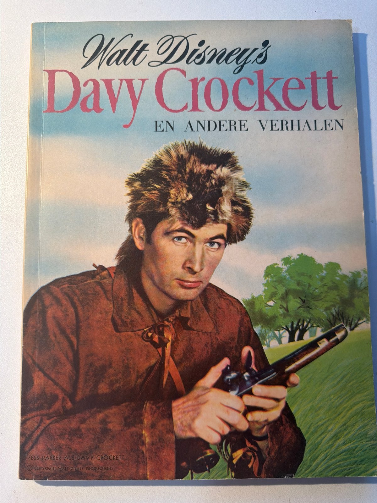 Walt Disney's Davy Crockett en andere verhalen, Boeken, Stripboeken, Eén stripboek, Ophalen of Verzenden, Gelezen